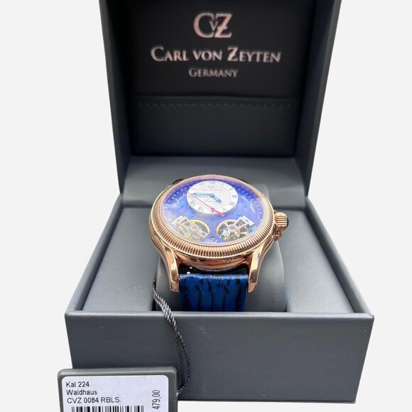 Carl von Zeyten Model no. CVZ0084SBLS - Limited Edition - Watch Man - Picture 8 of 8